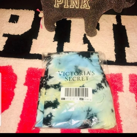 🚲 NEW VS PINK COTTON BIKE SHORTS TIE DYE - Picture 3 of 4